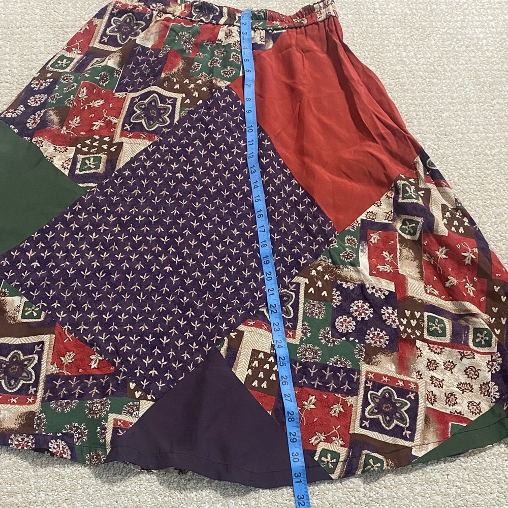 Chaus Multicolor Patchwork Maxi Skirt - image 5